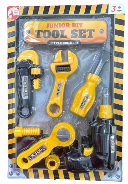 Kids Tool Set DIY Construction Builder Screwdriver Toy Gift Building Tools Boys