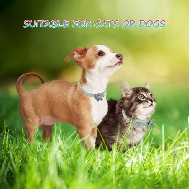 4 PCS Collare Per Animali Domestici Cotone Collari Cani Tracolla 2