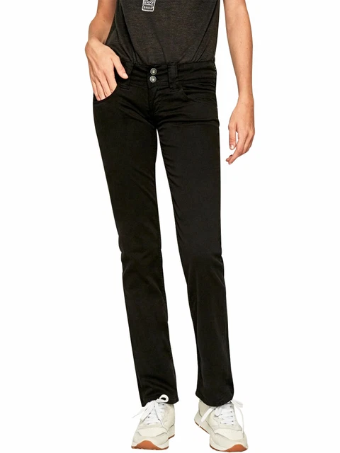 PEPE JEANS POUR Femmes VENUS Ajustement R gulier Noir W24 W34