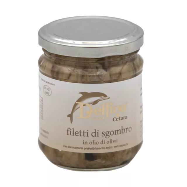 Filetti di sgombro in olio d'oliva - Delfino