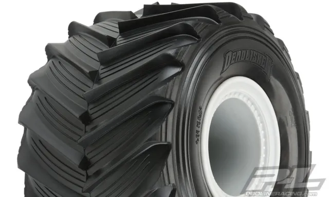 Pro-Line Demolisher 2.6" / 3.5" Tires Mounted on Gray Wheels LMT (2) PRO1018715
