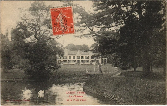 CPA LOREY Le Chateau et la Piece d'Eau (1148197)