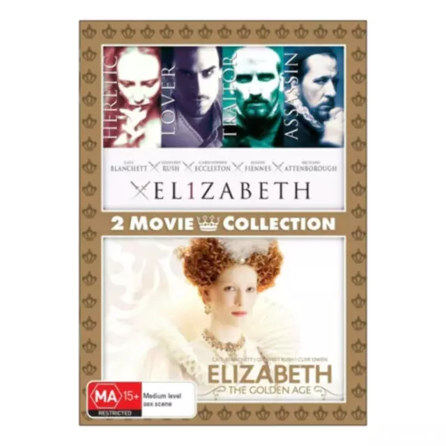 Elizabeth / Elizabeth: The Golden Age DVD New Region 4 t158