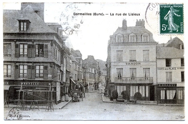 CPA 27 -234. Environs de Louviers - Gare de Vaudreuil - 1909