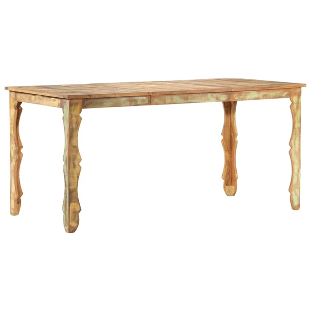 Neuf Indien Sheesham Bois Main Sculpté Dîner Table Pliable Restaurant
