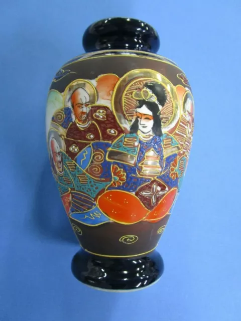 Satsuma / Kutani Hand Painted  6 Wise Men Vase