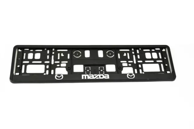 2x supports de plaque d'immatriculation/cadres pour voitures Mazda