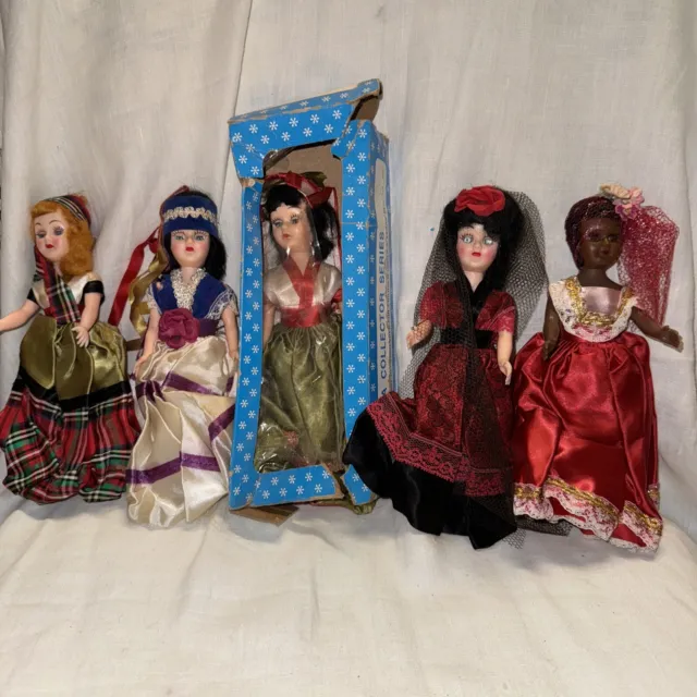 5 Dolls Of A Collection Series Dolls Of All Countries/Admiration Toy Co. 1950’s