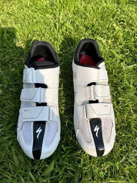 Specialized Sport Body Geometry Cycling Shoes white Size UK8.6 eu43