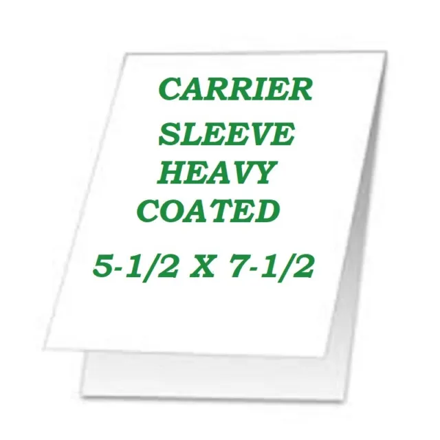 Laminating Carrier Sleeve For Laminator Pouches 5 PK 5-1/2 x 7-1/2 Coated, Heavy