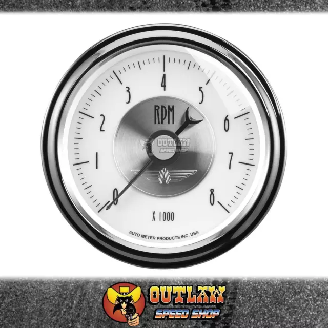 Autometer Tachometer In Dash 3-3/8" 0-8000 Rpm - Au2098