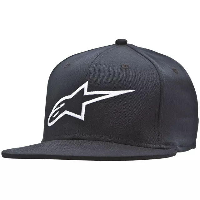 Alpinestars MX Ageless Flat Black/White Active Motocross Bike Lifestyle Hat