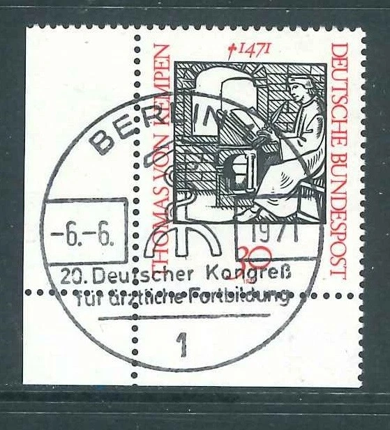 BRD - Bund - Mi-Nr. 674 Ecke 3 - Eckrand - Vollstempel - SST. Berlin