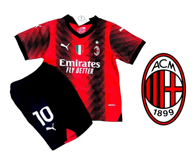 MAGLIA MILAN GARA HOME AUTHENTIC 2023/24 - RAFA LEÃO 10