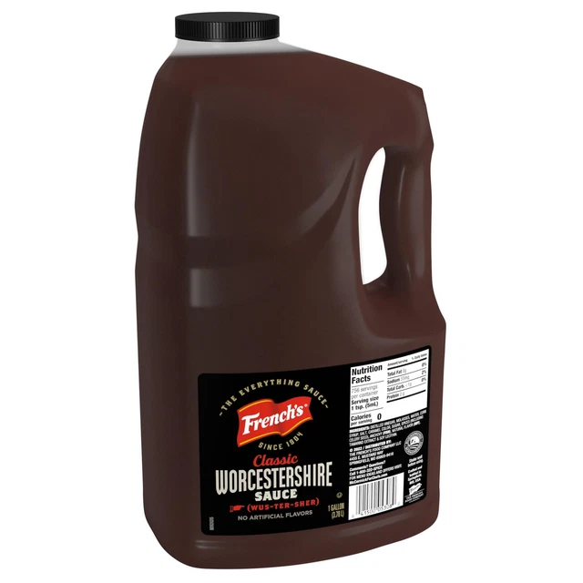 FRENCH'S WORCESTERSHIRE SAUCE, 1 gal 1 Gallon (Pack of 1), Original