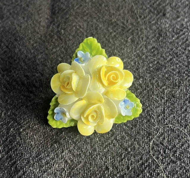 Coalport brooch on sale