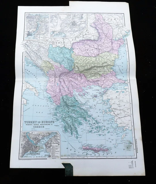 Carte Ancienne De Constantinople 1767 - Reproduction Décorative Murale - Vintage