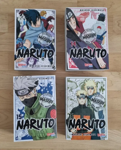 Naruto Manga Massiv Band 13-16