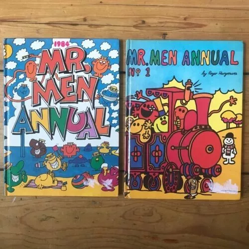 MR MEN ANNUAL No. 1 1979 Roger Hargreaves Mr Men Annual 1984 Vintage ...