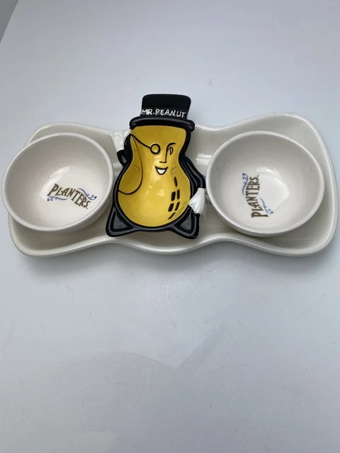 mr peanut collectibles Dishes 4 Pc Set New-as Is