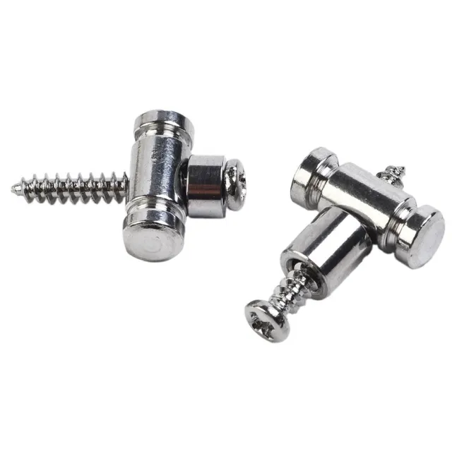 2Pcs Guitar Roller String Trees Retainer With Screws For-Electric Guitars Parts