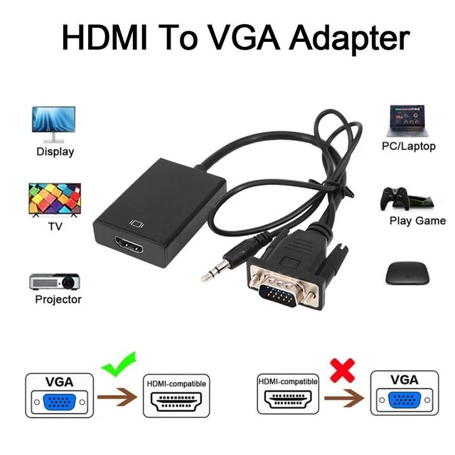 Entrada hdmi salida 2025 vga