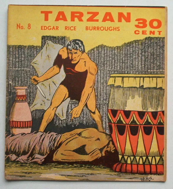 Tarzan 1955 N°8 De magische drum 2 Niederlande A.T.H. Serie Edgar Rice Burroughs