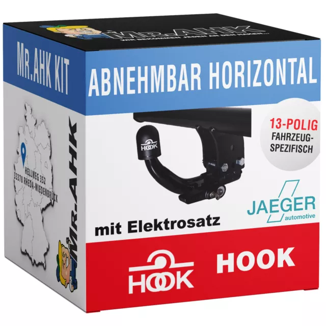 Hook AHK abnehmbar für Mercedes C-Klasse 07-14 mit 13pol spezifisch