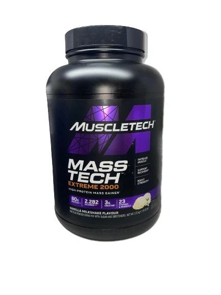 MUSCLETECH MASS-TECH EXTREME 2000, Vanilla Milkshake - 2720g £51.04 ...