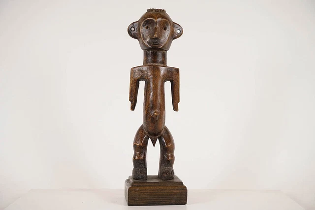 Male Luguru Statue 12.75" w/ Base - Tanzania - African Art