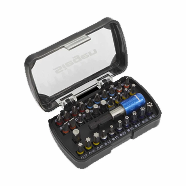 SEALEY POWER TOOL Bit Set Premier 32pc Impact Grade Drill Screwdriver ...
