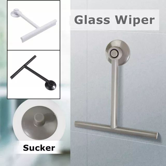 Shower Squeegee Glass Shower Cleaner Wiper Scraper With Silicone Holder