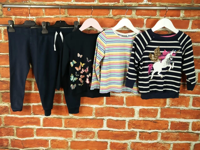 Girls Bundle Age 2-3 Years Next H&M Sweatshirt Pullover Jogger Legging Navy 98Cm