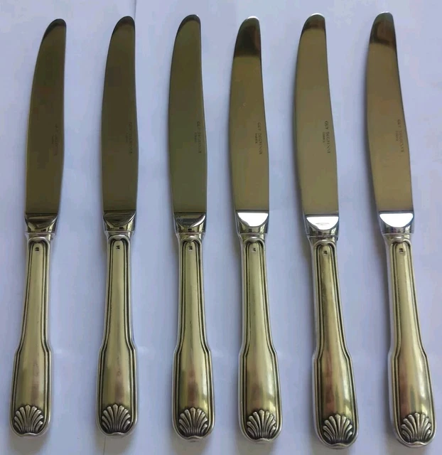 Lot De 24 Couteaux à Poisson Guy Degrenne – Acier Inoxydable 20cm, Finition Brillante (occasion)