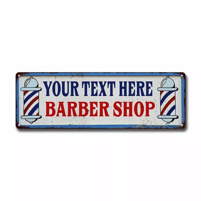Personalized Barber Shop Sign Hair Cut Salon Retro Pole Dresser 106180031001