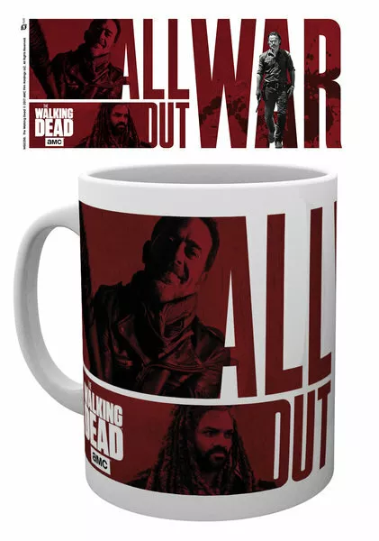 The Walking Dead All Out War TWD Coffee Tea Mug