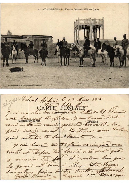 CPA AK ALGERIA - COLOMB-BÉCHAR - L'Ancien Circle des Officiers (774109)