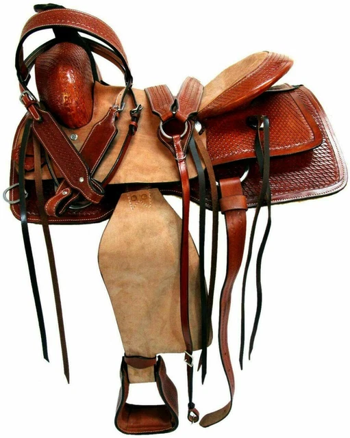 Tachuela de silla de montar de caballo para adultos Western Pleasure Trail...