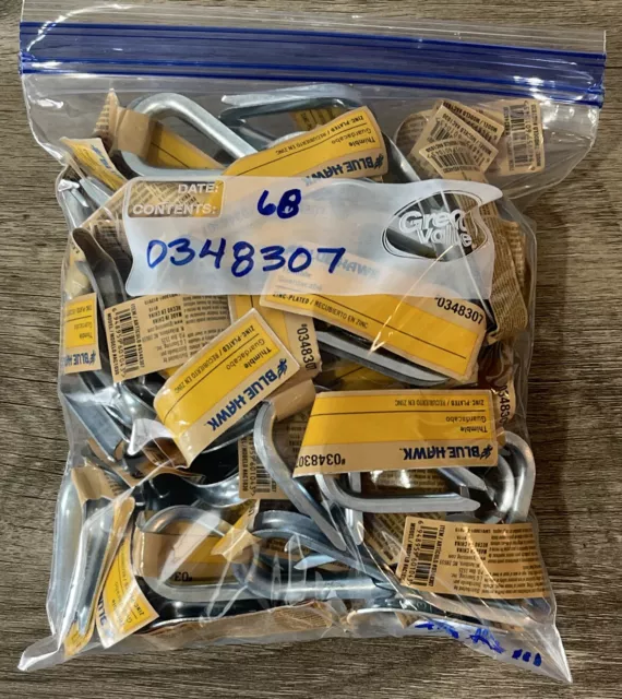 Blue Hawk 3/16" Wire Rope Zinc-Plated Thimble #0348307 Bundle Lot 68 Total!