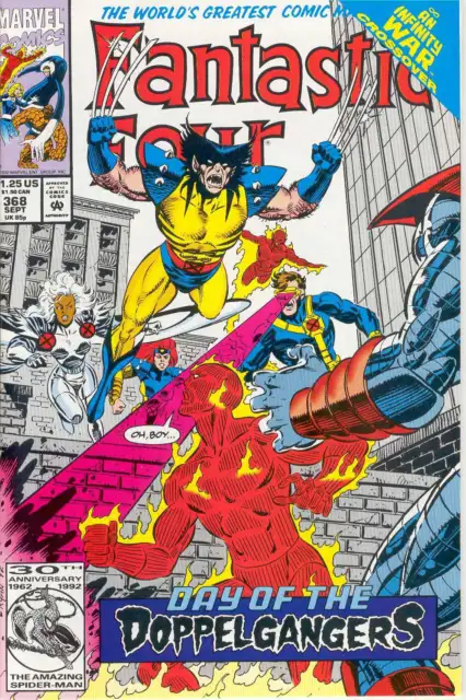 Fantastic Four (Vol. 1) #368 VF/NM; Marvel | Infinity War Tom DeFalco - we combi