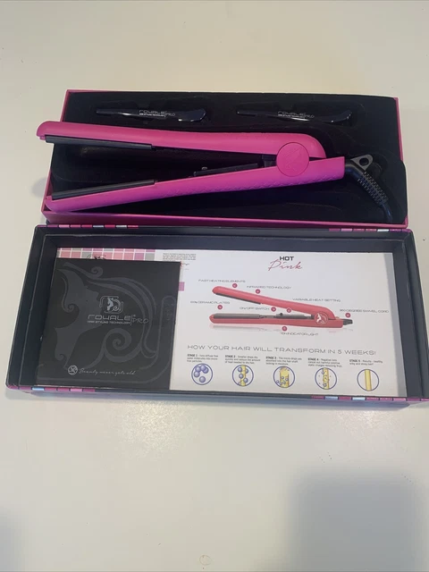 ROYALE Hair Straightener Classic Flat Iron 100% Ceramic Infrared Heat