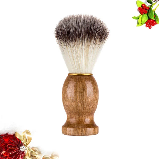 QSHAVE Pennello Da Barba Bagnato Man Pure Badger Hair Con Manico - Foto 8