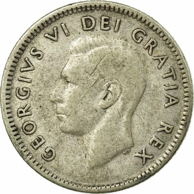 [#696401] Monnaie, Canada, George VI, 10 Cents, 1950, Royal Canadian Mint, Ottaw