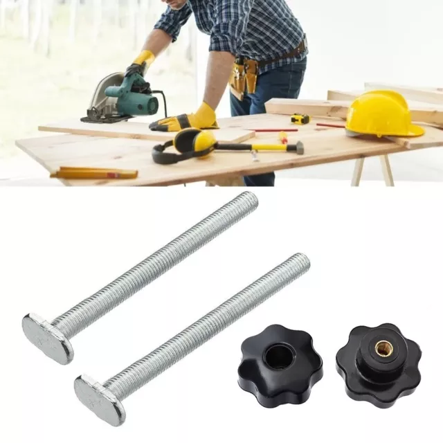 Handy and Durable T Slider Bolt with Thumb Knob for Woodworking T Track