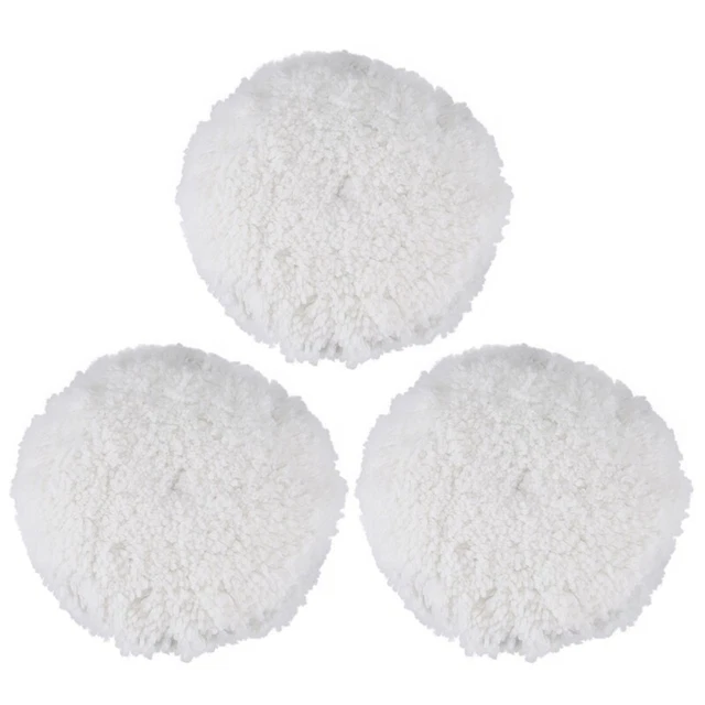 3pcs 7 Inch 180mm Soft Wool Clean Polishing Buffing Pad for Car Auto S6R1