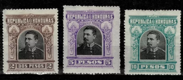 Honduras 1891 ☀ President Luis Bográn ☀ Mint MH lot of stamps