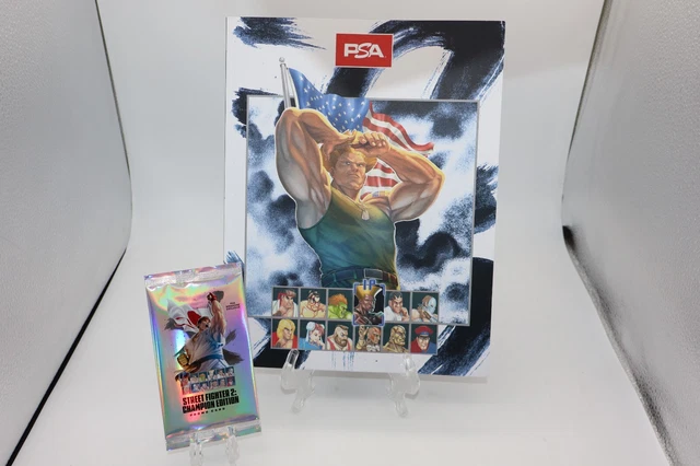 PSAマガジン STREET FIGHTER2 特典 ガイル ブルースター 30 Street Fighter 2: Championship Edition Promo Card Pack PSA