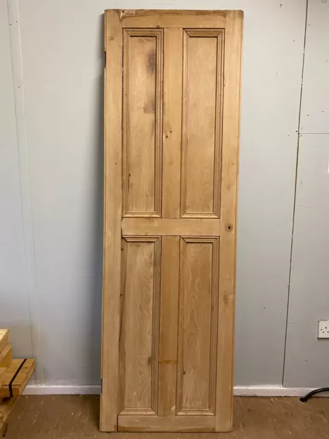 UC179 (22 x 69) Old Original Reclaimed Period Pine Cupboard Door