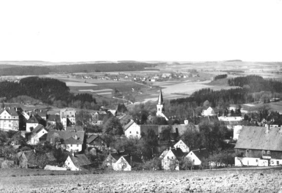 AK, Lengefeld Erzgeb., Teilansicht, 1964