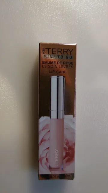 By Terry Baume De Rose Lip Care Liquid Lip Balm 2.3G New In Box Mini To Go